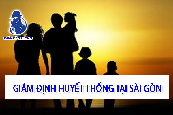 GIÁM ĐỊNH HUYẾT THỐNG TẠI SÀI GÒN